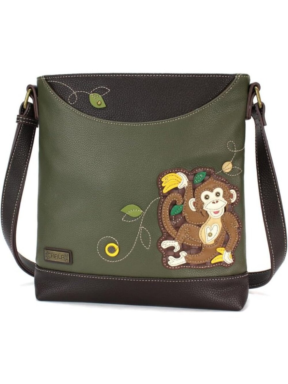 Chic Mid-Size Messenger Shoulder Purse with Adjustable Strap - Stylish